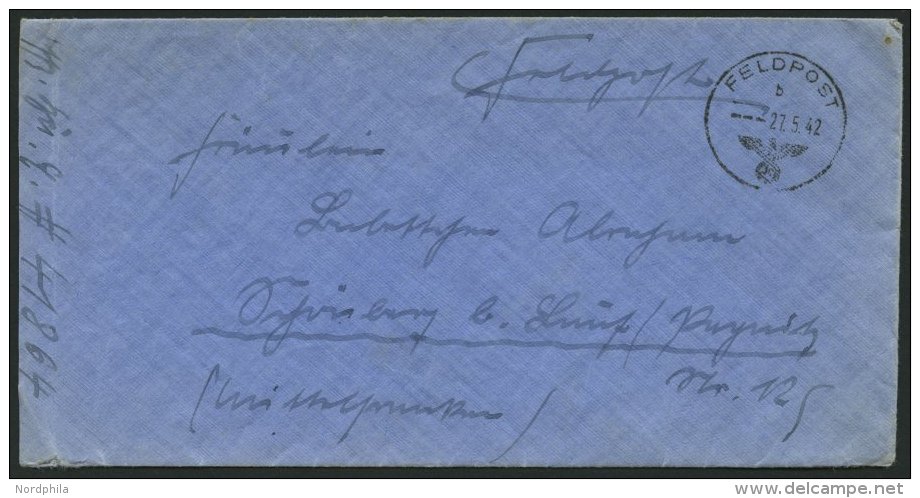 FELDPOST II. WK BELEGE 27.5.1942, Feldpostbrief Des Afrikakorps Sonderverband 288, FP-Nummer 41864 (4. MG-Komp.), Pracht - Occupation 1938-45