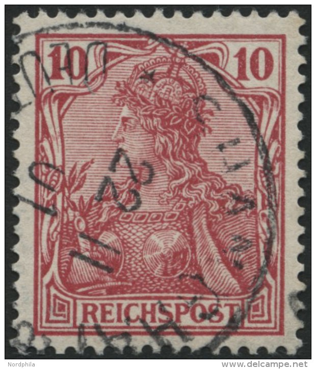 DP CHINA P Vc O, Petschili: 1900, 10 Pf. Reichspost, Stempel SHANGHAI, Pracht, Mi. 55.- - China (offices)