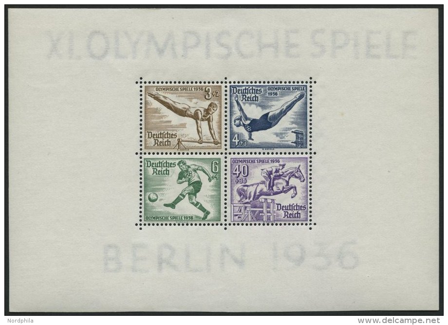 Dt. Reich Bl. 5 **, 1936, Block Olympische Spiele, Pracht, Mi. 120.- - Used Stamps