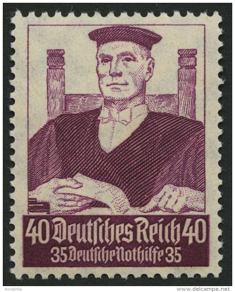 Dt. Reich 564 **, 1934, 40 Pf. St&auml;nde, Pacht, Mi. 250.- - Other & Unclassified