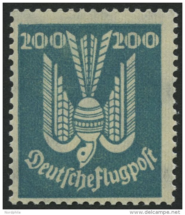 Dt. Reich 349 **, 1924, 200 Pf. Holztaube, Normale Z&auml;hnung, Pracht, Mi. 350.- - Gebraucht
