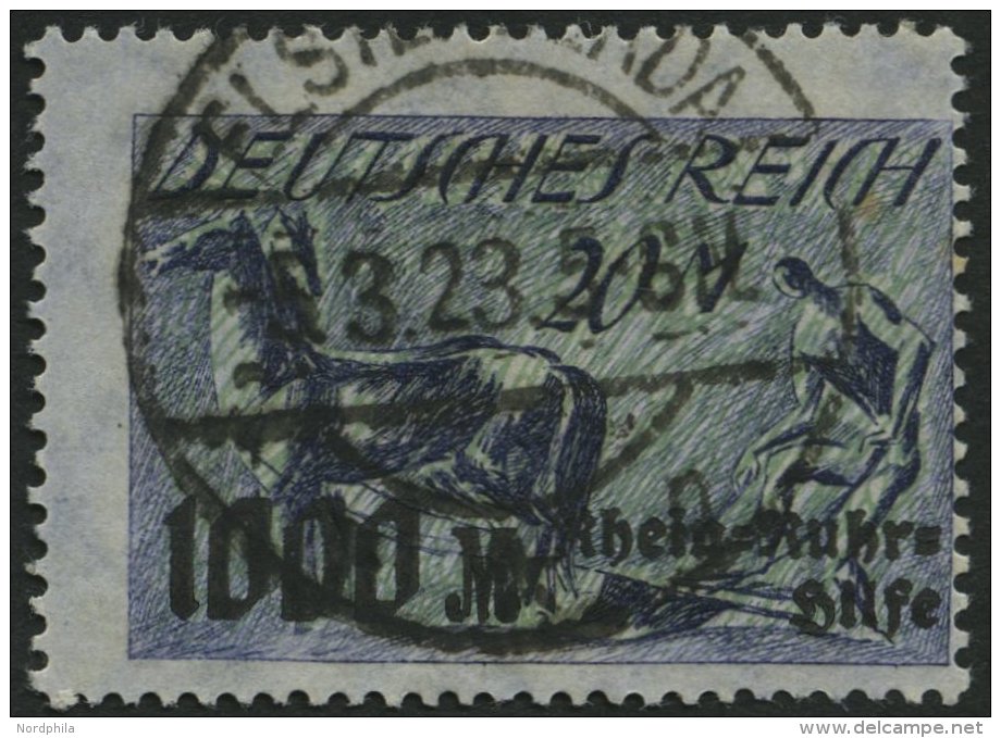 Dt. Reich 260 O, 1923, 20 M. Rhein- Und Ruhrhilfe, Pracht, Gepr. Dr. Oechsner, Mi. 110.- - Used Stamps