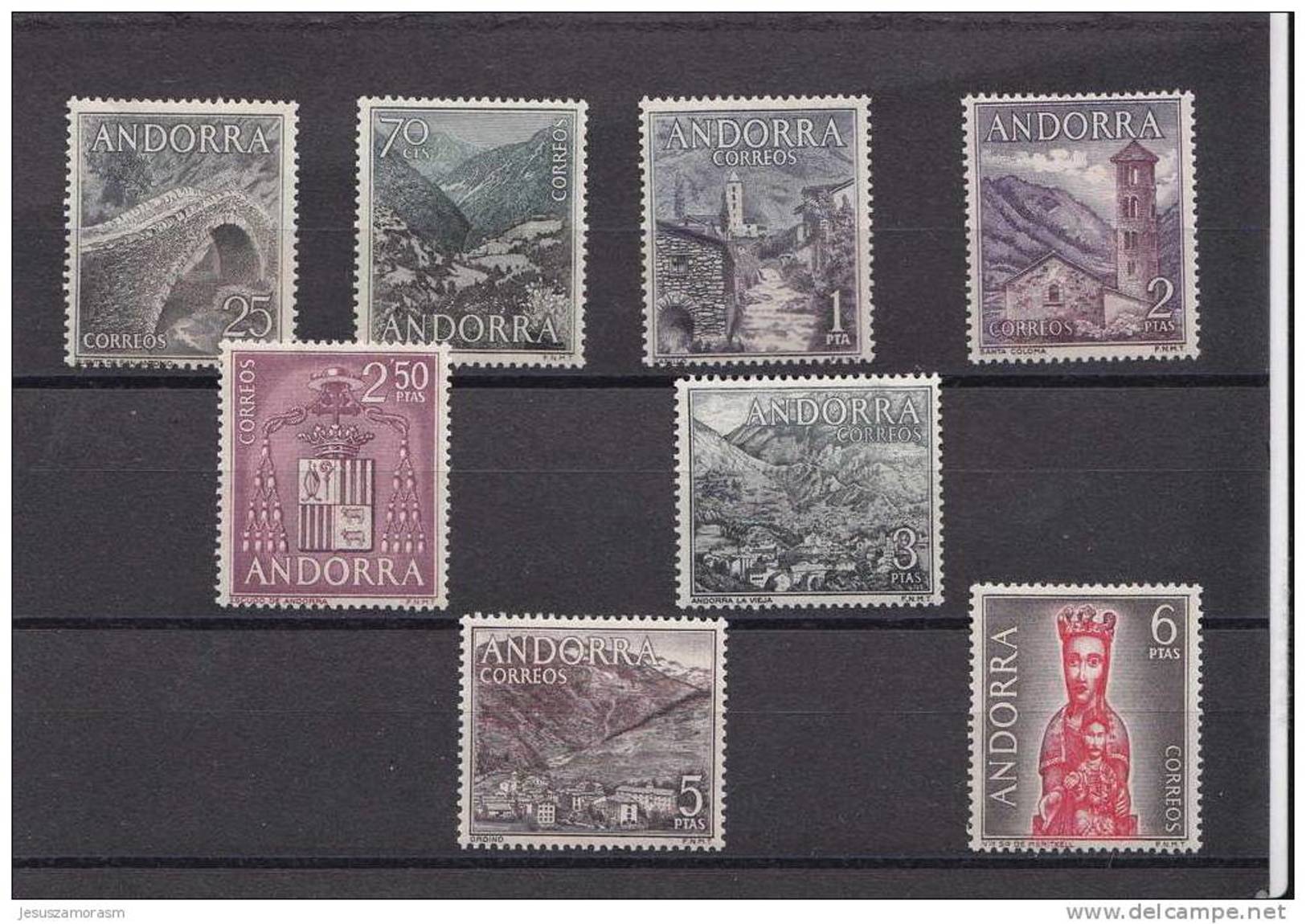 Andorra Española Nº 60 Al 67 - Unused Stamps