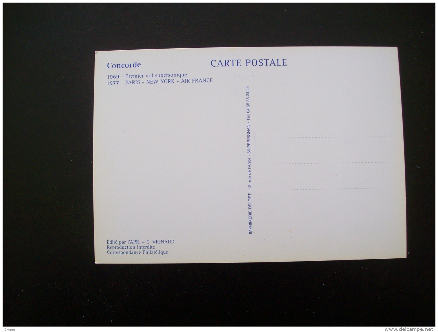 Carte Postale: Le XXème Siècle-Transport-1er Jour -Concorde - 1946-....: Ere Moderne