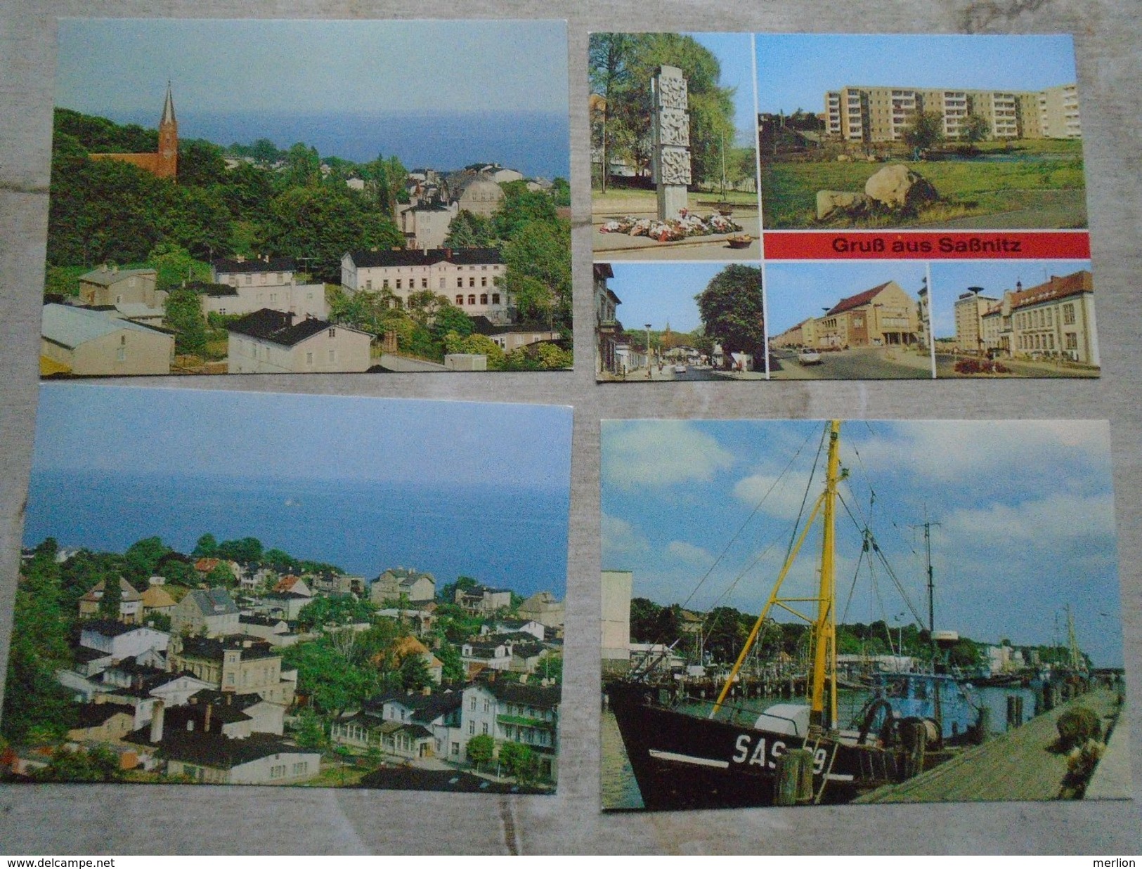 D146542 Germany  -Sassnitz Saßnitz  (Rügen)   4 Postcards - Sassnitz