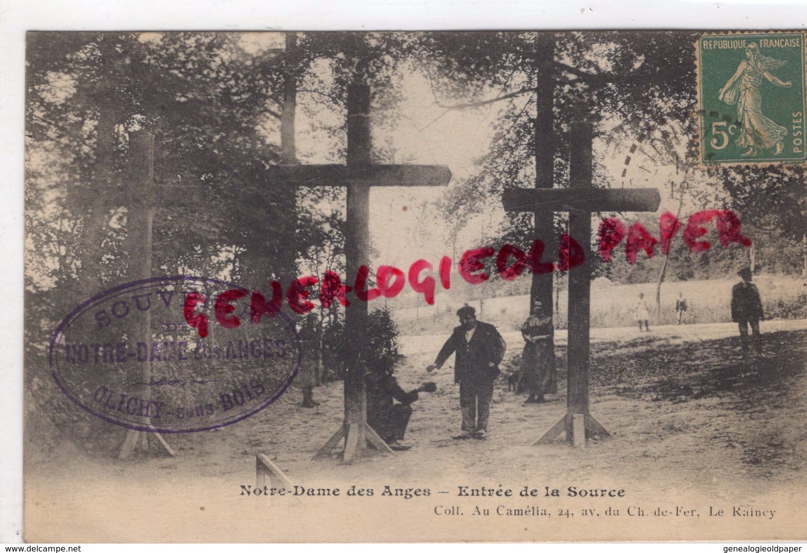 93 - CLICHY SOUS BOIS - NOTRE DAME DES ANGES - ENTREE DE LA SOURCE - Clichy Sous Bois