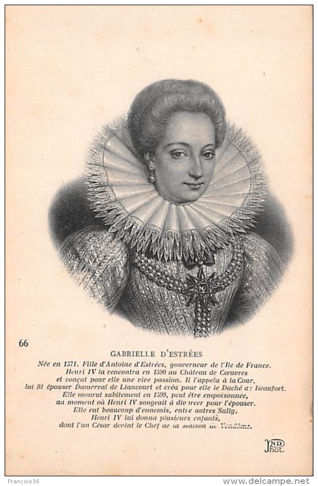 Lot de  46 CPA : pesonnages historiques Blanche de Castille, Louis XI, François I etc. - Voir SCANS