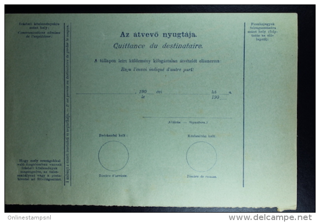 UNGARN HUNGARY Pakket Label Versecz  Wien Zürich Mixed Stamps 1914 - Briefe U. Dokumente