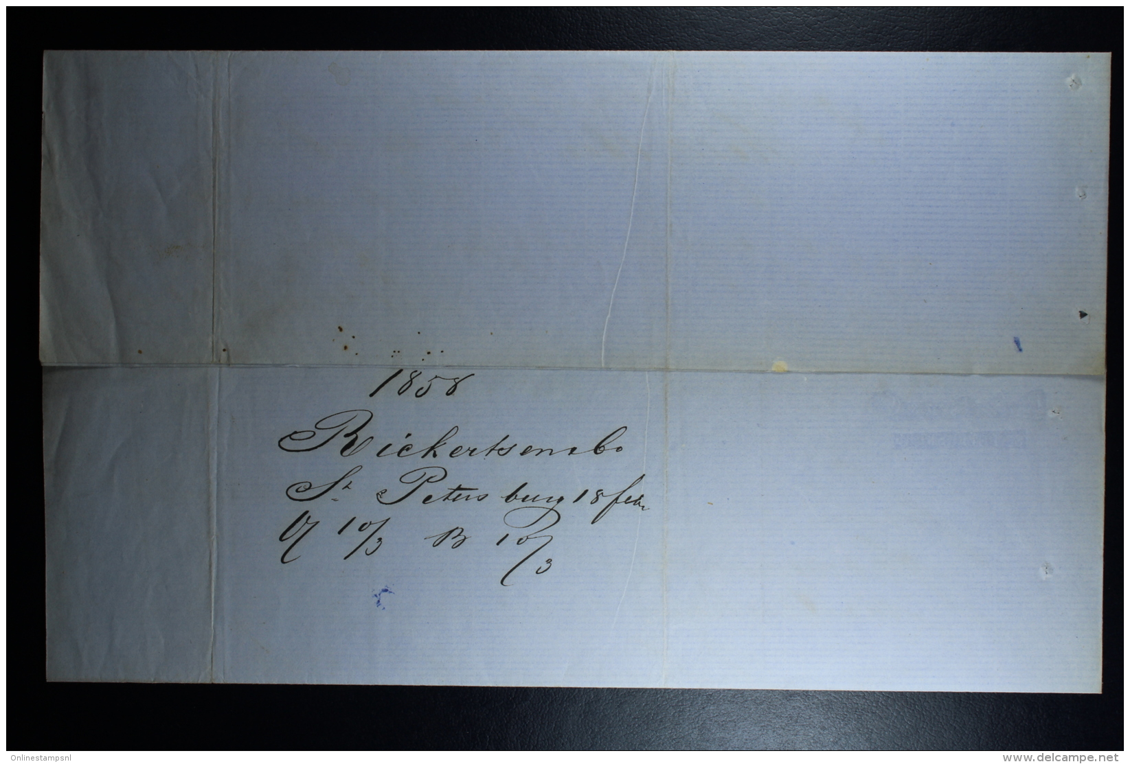 Russia: Complete Letter St. Petersburg Königsberg/Bromberg To Arnhem Holland, Aus Russland In Red  Box 1858 - ...-1857 Préphilatélie