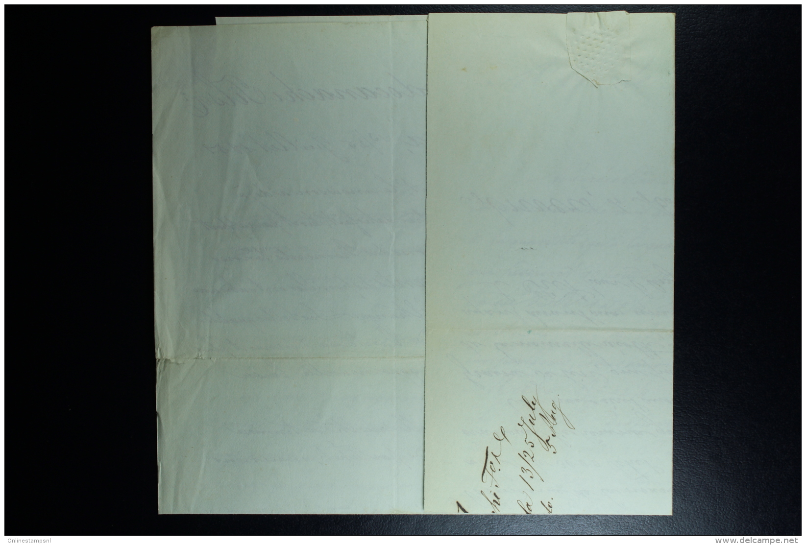 Russia: Complete Letter Odessa Via Antwerp To Rotterdam 1851  Postage Due  1,5 Cent Rotterdam In Triangle  RR - ...-1857 Préphilatélie