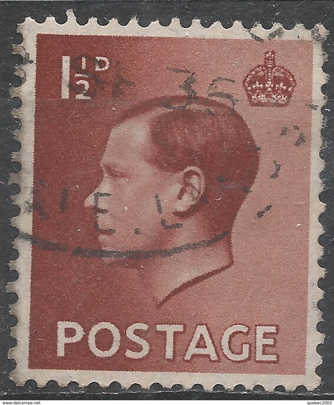 Great Britain 1936. Scott #232 (U) King Edward VIII * - Used Stamps