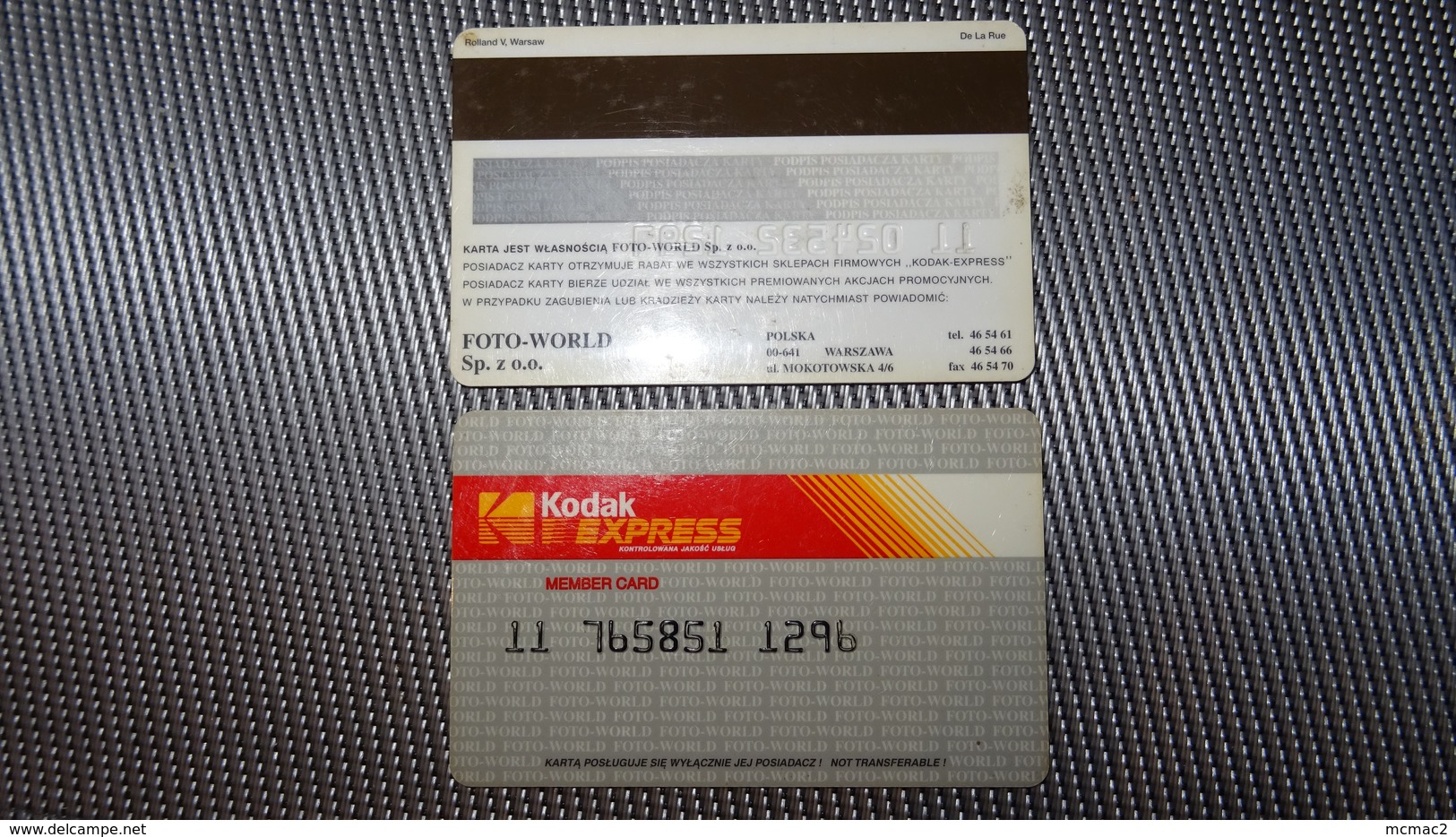 Poland - Kodak Express - Loyalty Card - Other & Unclassified