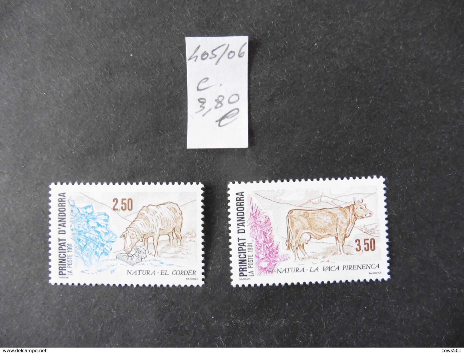 Andorre Français  :2   Timbres  Neufs  N° 405 / 406 - Collections