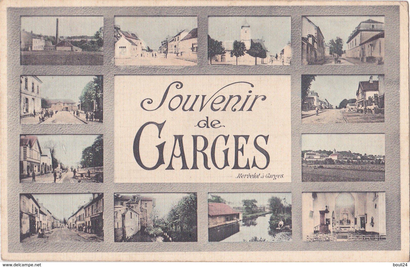 GARCHES  EN HAUTS DE SEINE  CARTE SOUVENIR  CPA  CIRCULEE VOIR VERSO - Garches