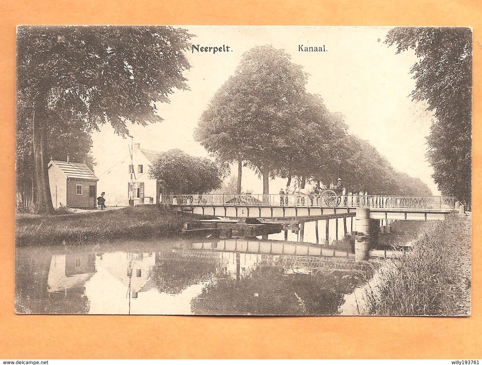 Neerpelt Kanaal Postkaart Duitse Soldatenbrief 1916 - Neerpelt