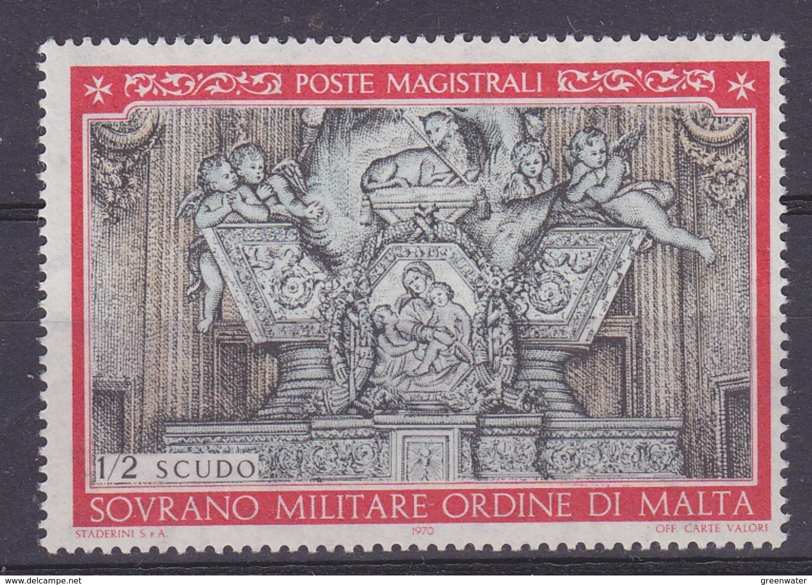 Ordine Di Malta 1970 Christmas 1v ** Mnh (34859) - Malta (Orde Van)