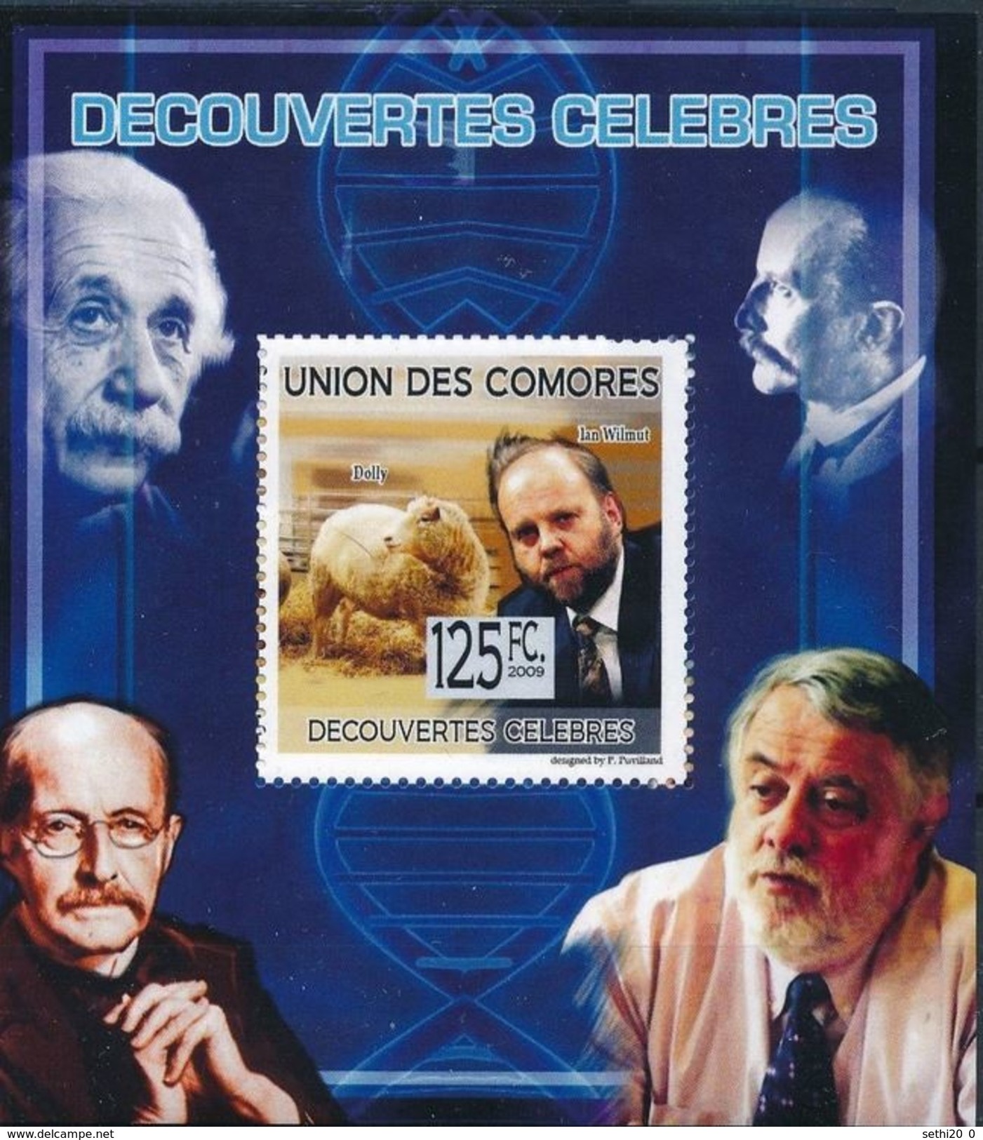 Comores Prehistory Prehistoire Nobel Albert Einstein  Max PLANCK Yves COPPENS - Albert Einstein