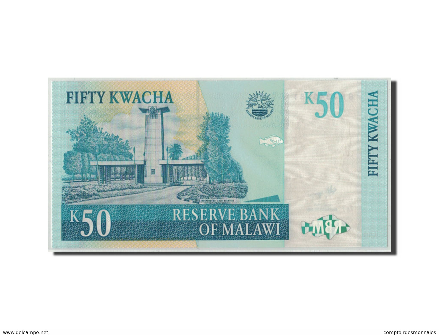 Billet, Malawi, 50 Kwacha, 2009, 2009-10-31, KM:53d, NEUF - Malawi