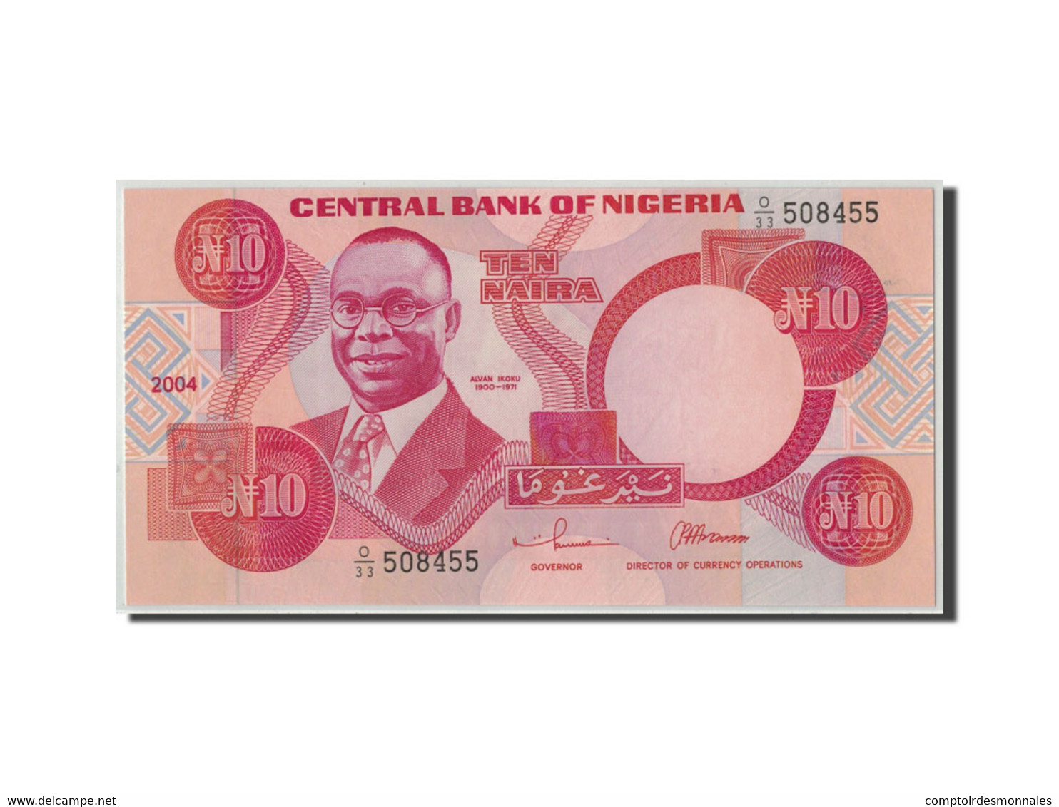 Billet, Nigéria, 10 Naira, 2004, KM:25g, SPL - Nigeria