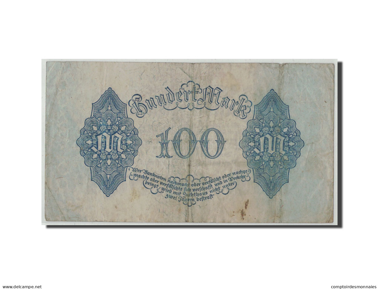 Billet, Allemagne, 100 Mark, 1922, 1922-08-04, KM:75, B+ - 100 Mark