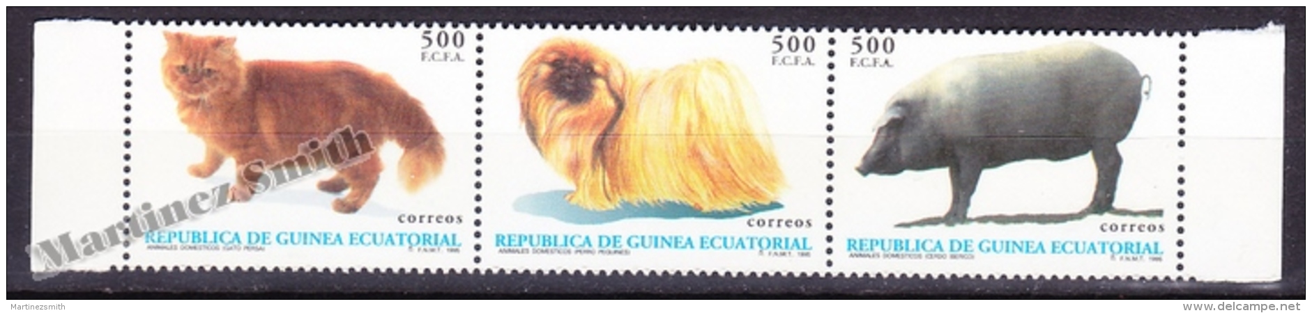 Equatorial Guinea - Guinée Équatoriale 1994 Edifil 196- 198,  Domestic Animals- MNH - Guinea Ecuatorial