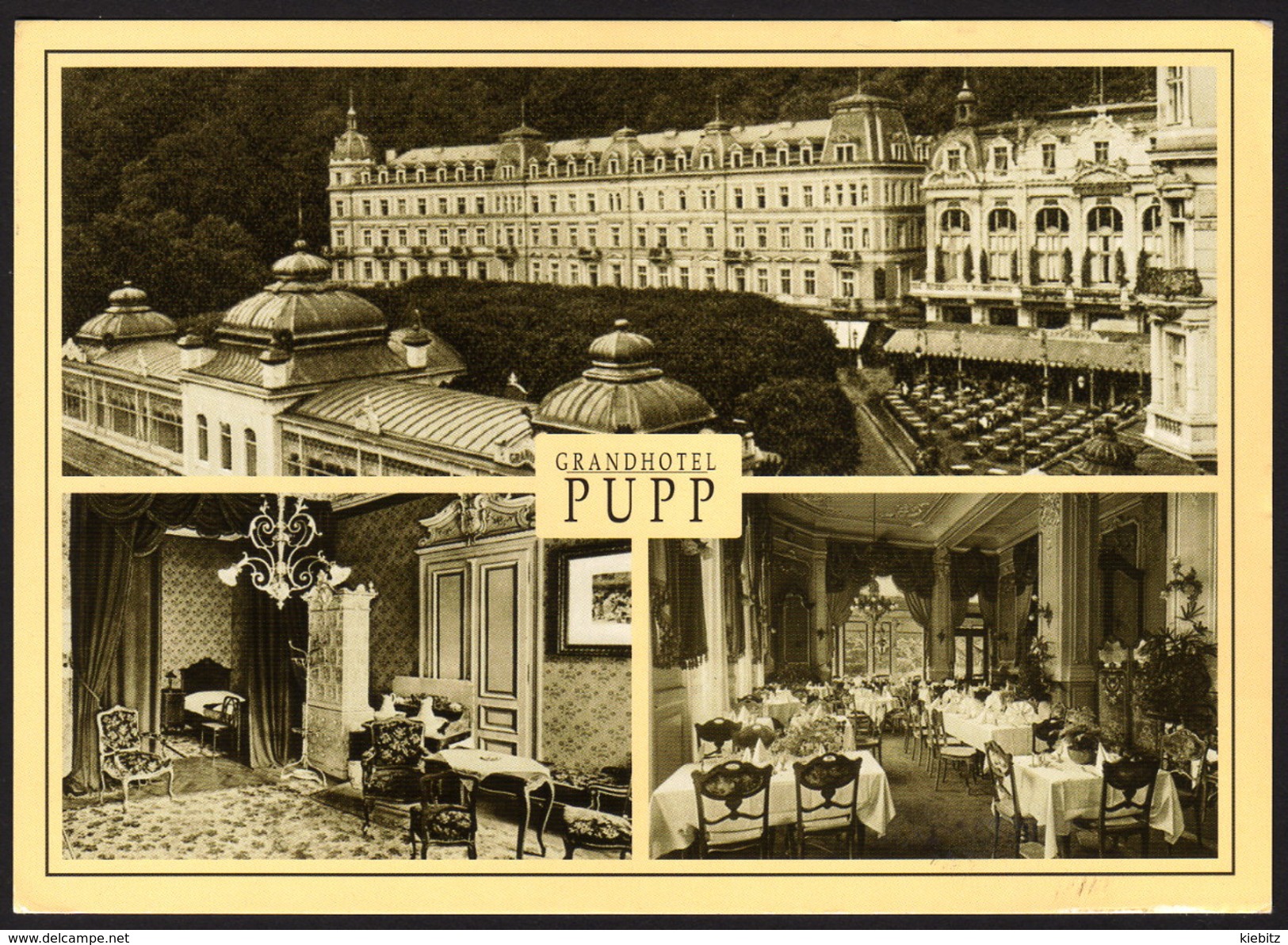 Karlsbad - Grandhotel PUPP Anno 1900 Luxushotel Tschechische Republik - Gelaufen - Hotels & Gaststätten