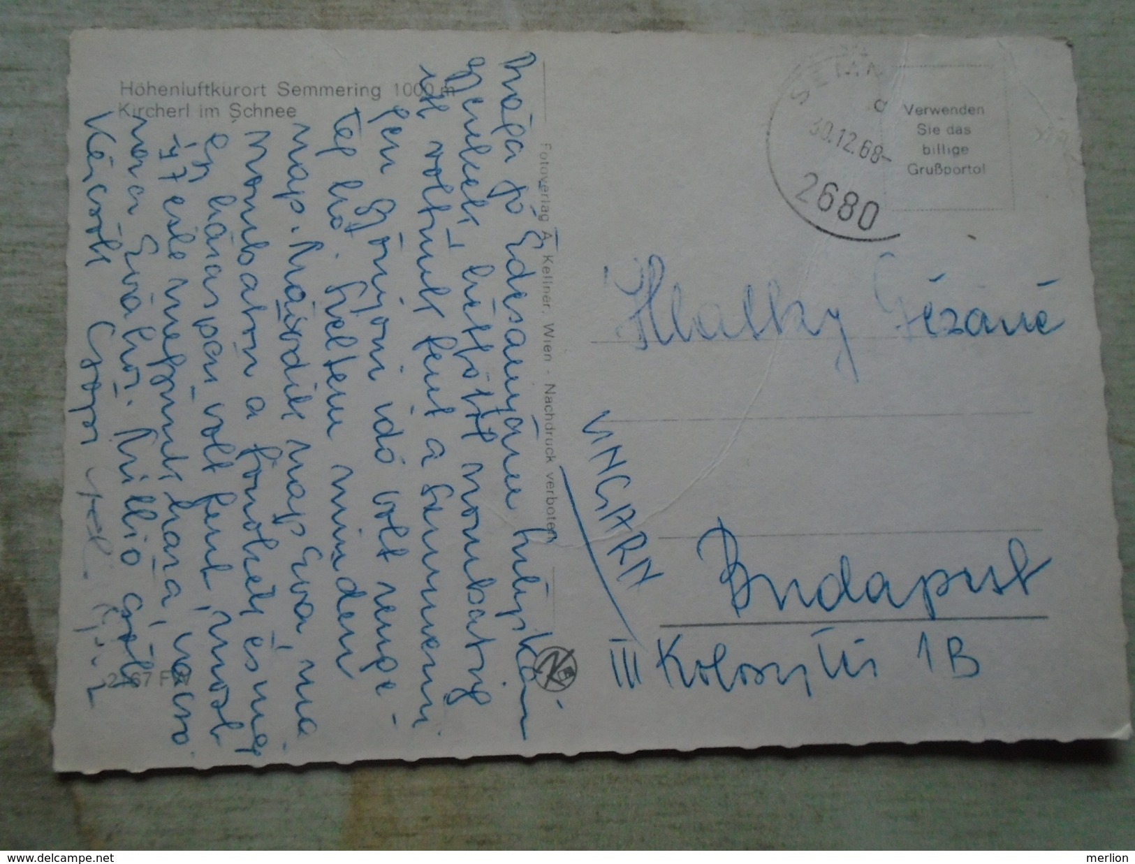 D146591 Austria SEMMERING - Semmering