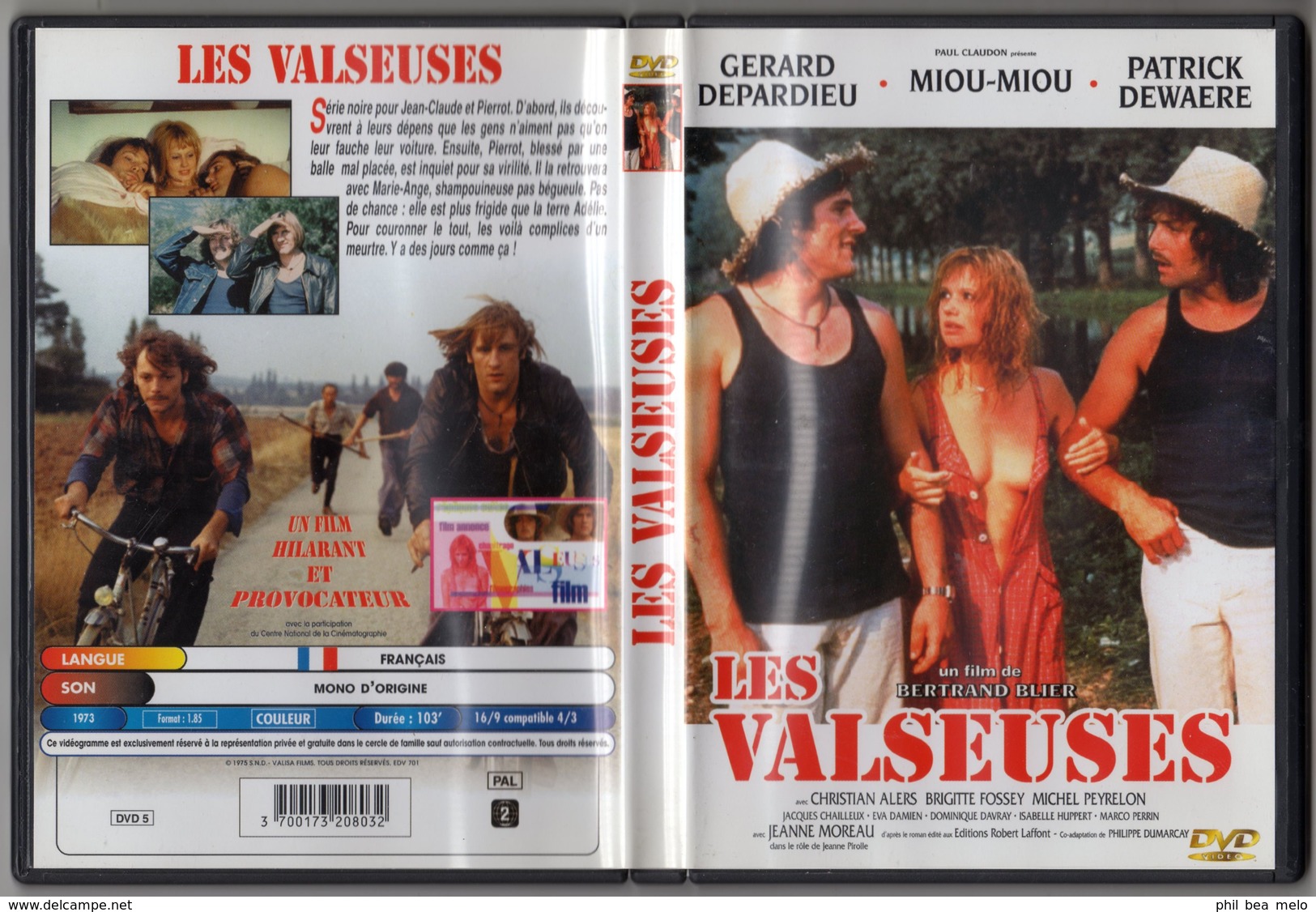 DVD - COMEDIE DRAMATIQUE - LES VALSEUSES DE BERTRAND BLIER - PATRICK DEWAERE / GERARD DEPARDIEU / MIOU-MIOU - Comedy