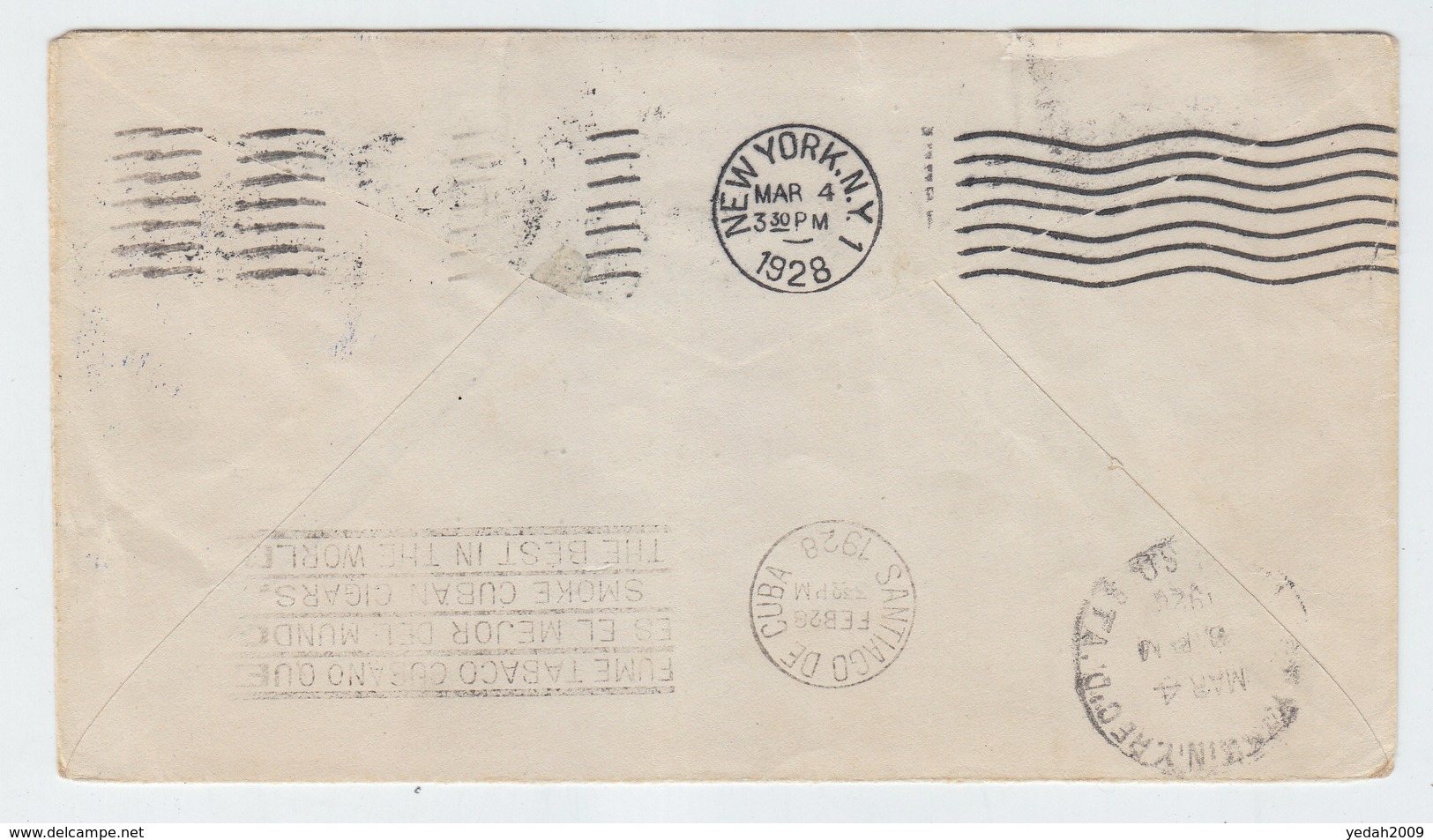 Haiti/USA FIRST FLIGHT COVER 1928 - Haïti