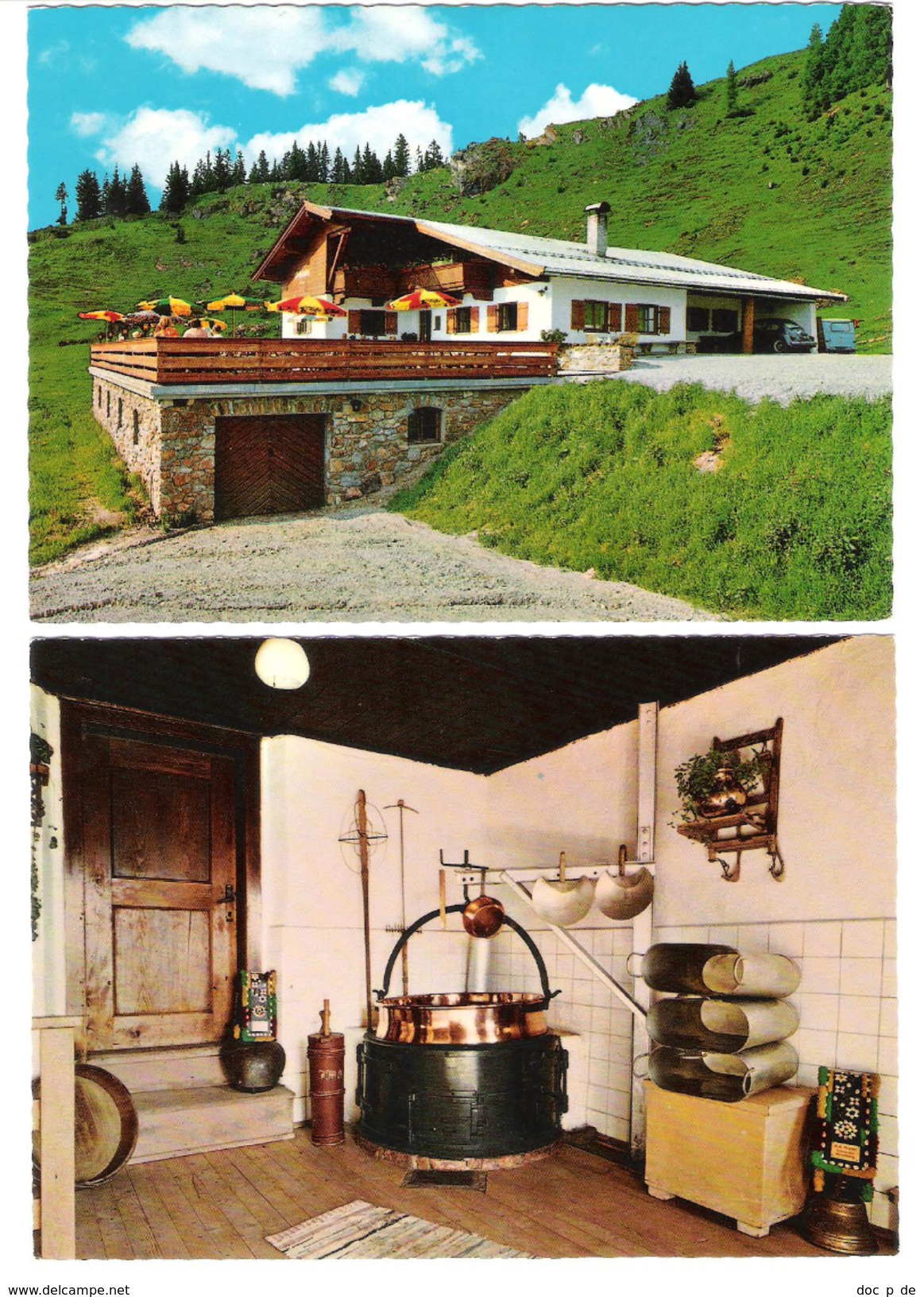 Österreich - 2 AK - A-6365 Kirchberg In Tirol - Gasthaus Ochsalm - Innen Und Aussenansicht - Kirchberg