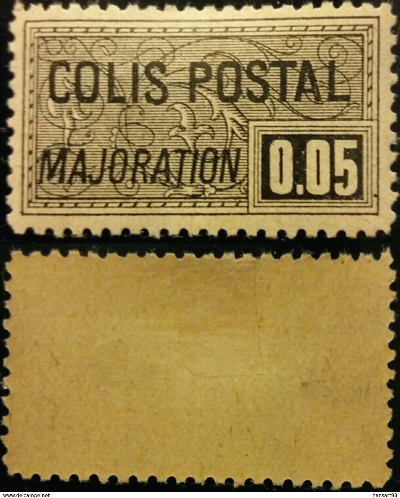 France Superbe Et Très Rare Colis Postal N° 19 N* Gomme D'origine ! Cote 2017 : 150 Euros ! A Voir Absolument ! - Mint/Hinged