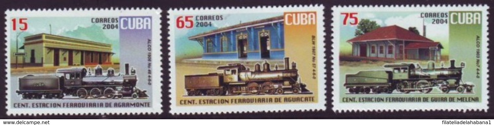 2004.18 CUBA 2004. MNH. ESTACION DE FERROCARRIL. RAILROAD. RAILWAYS. - Unused Stamps
