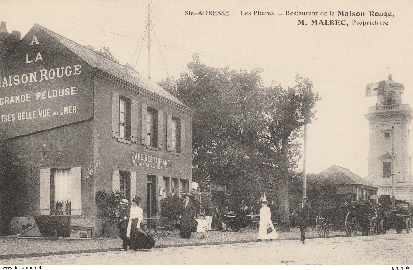 STE ADRESSE - Restaurant De La Maison Rouge , M. MALBEC - Sainte Adresse