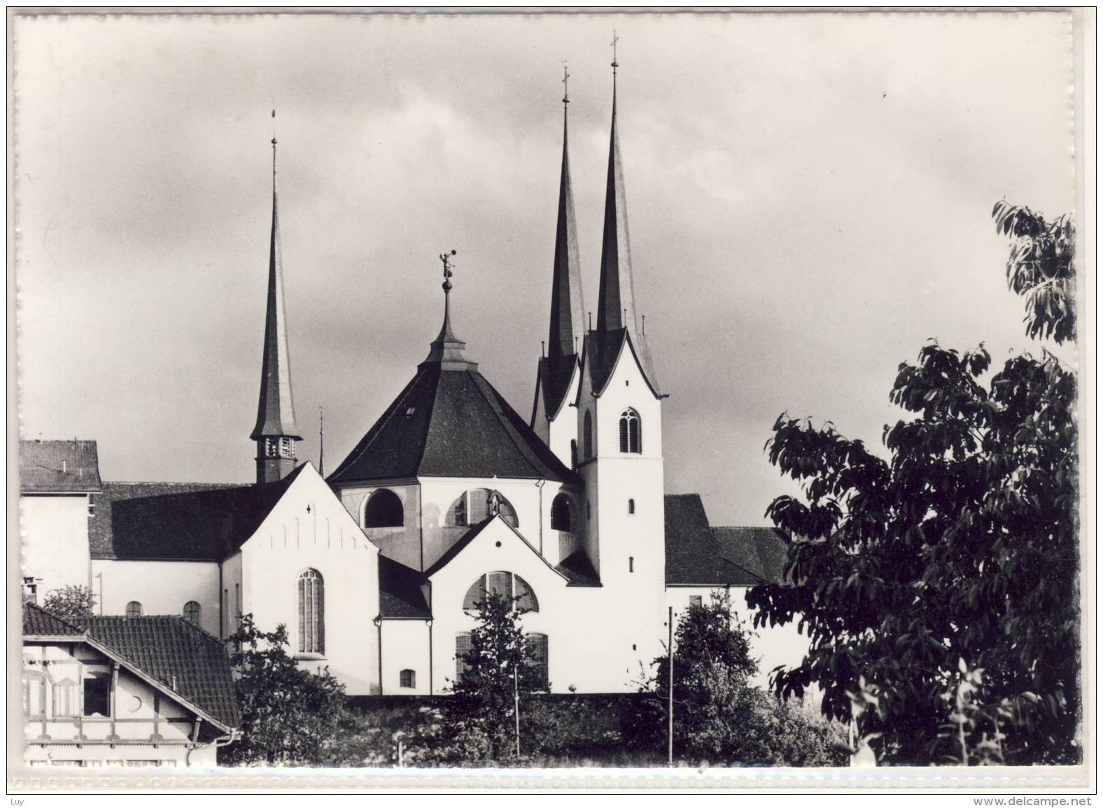 MURI / AG - Klosterkirche, Foto AK - Muri