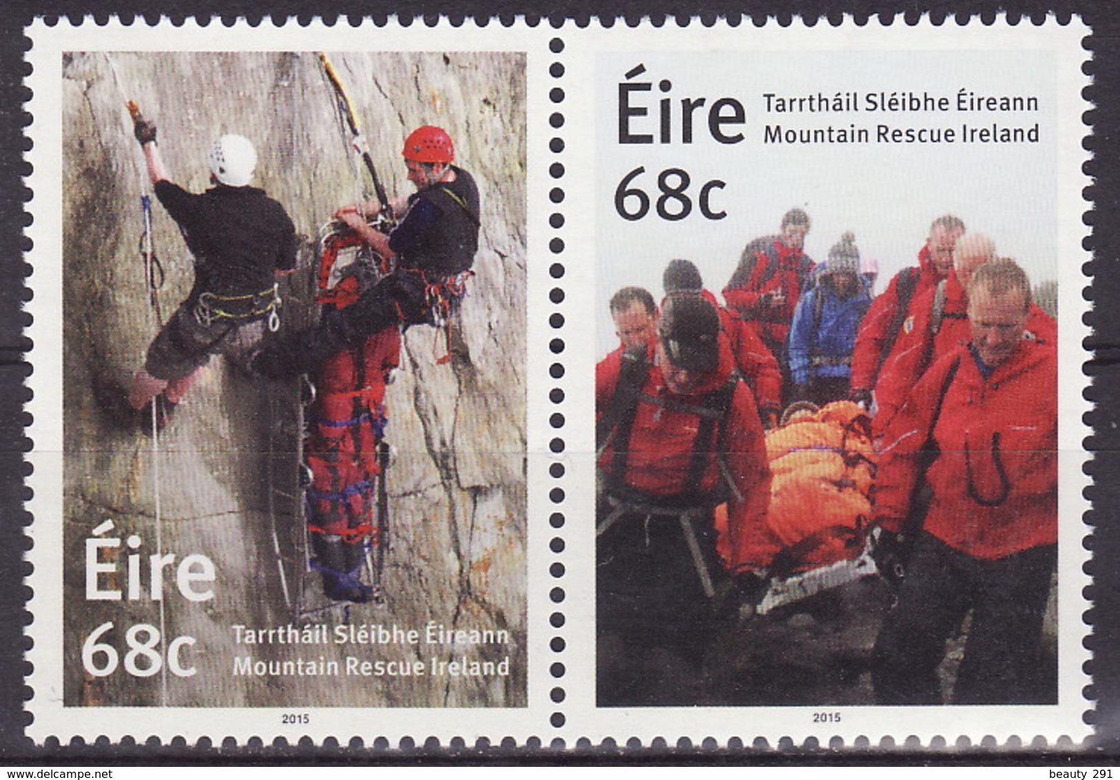 IRELAND EIRE 2015 MNH - 50th Anniversary Of Mountain Rescue Ireland, Complete Set - Ungebraucht