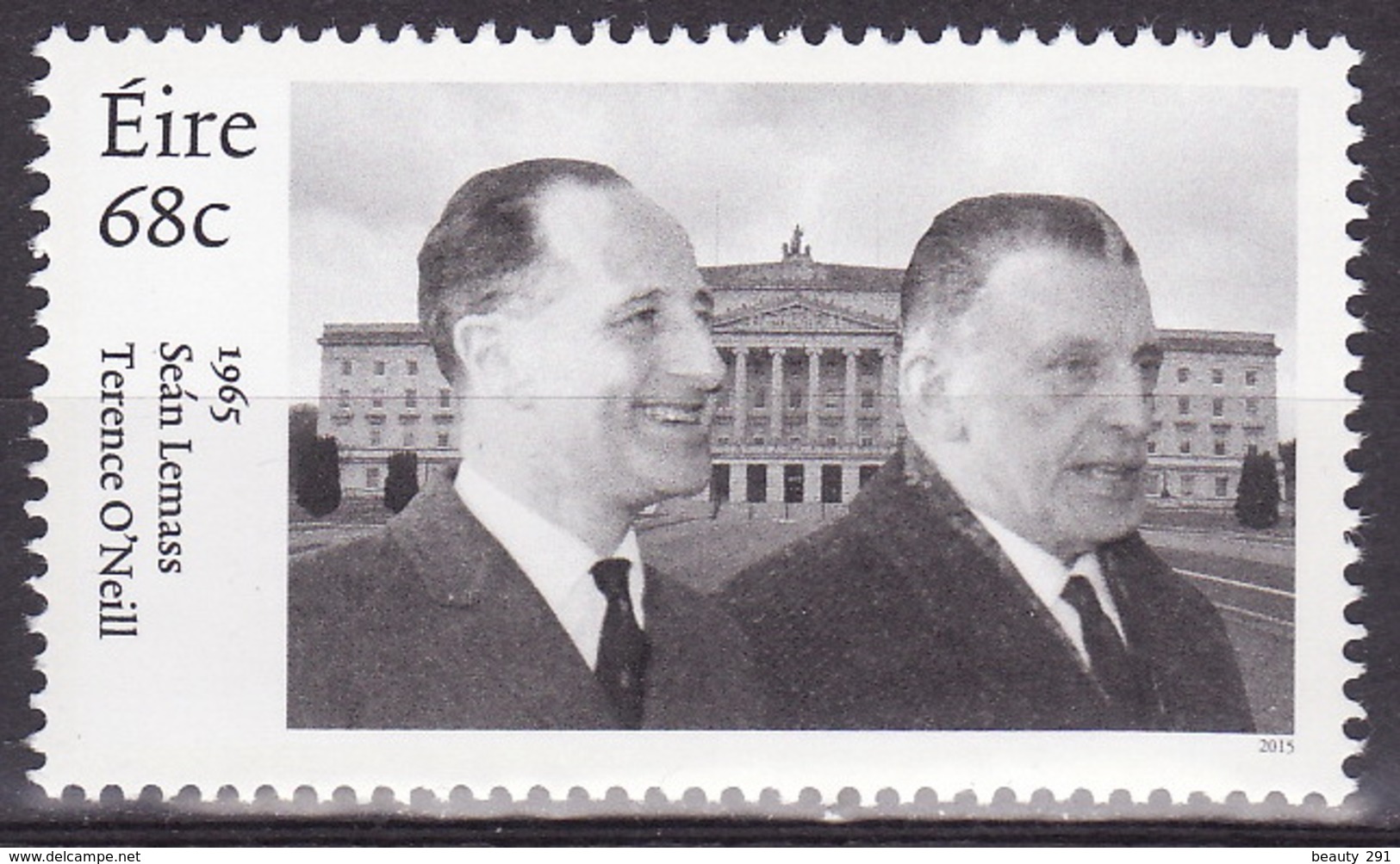 IRELAND EIRE 2015 MNH - 50th Anniversary Of The Meeting Of Sean Lemass & Terence O´Neill, Peace - Nuovi