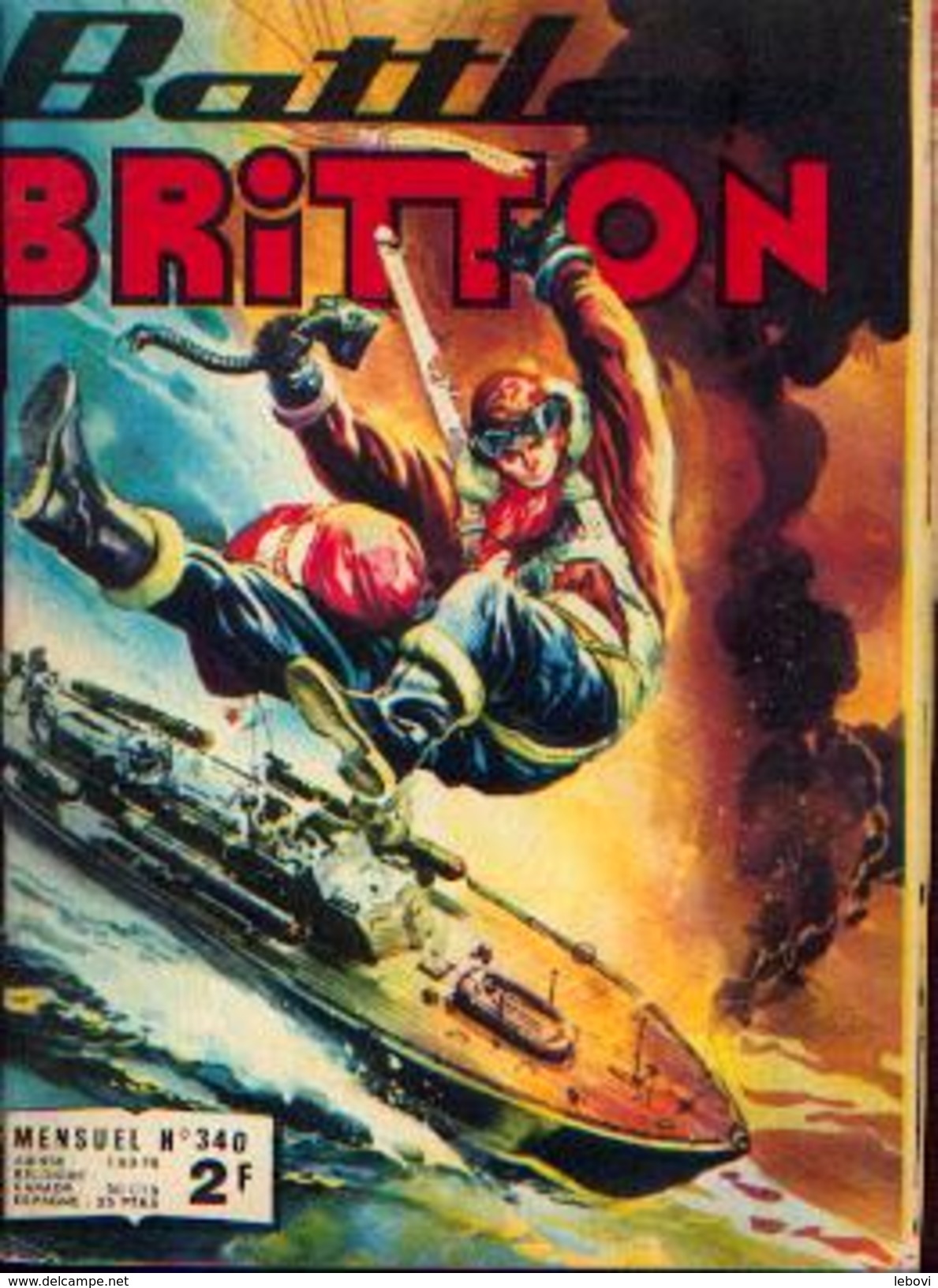 BATTLER BRITTON - Mensuel N° 340 - 6 - 1975 - Ed. Imperia - Petit Format