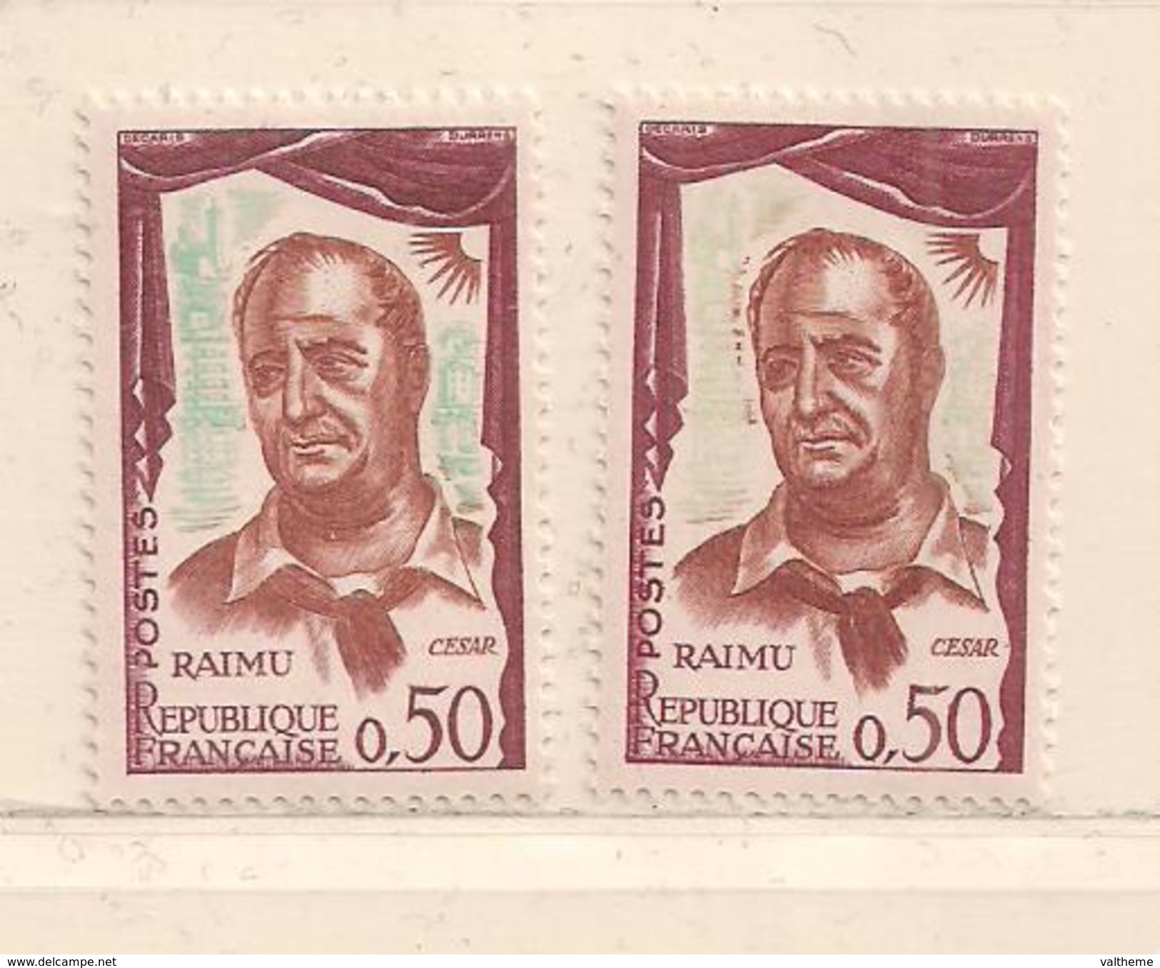 FRANCE  ( D17 - 10.056 )   1961  N° YVERT ET TELLIER  N° 1304/1304a     N** - Unused Stamps