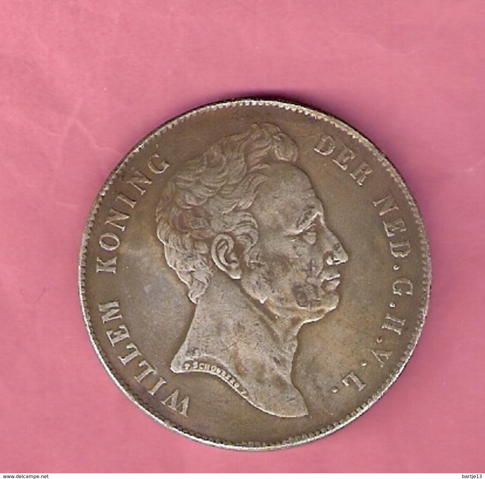 RIJKSDAALDER 2 1/2 GULDEN 1840 WILLEM I TYPEMUNT NASLAG - 1815-1840 : Willem I