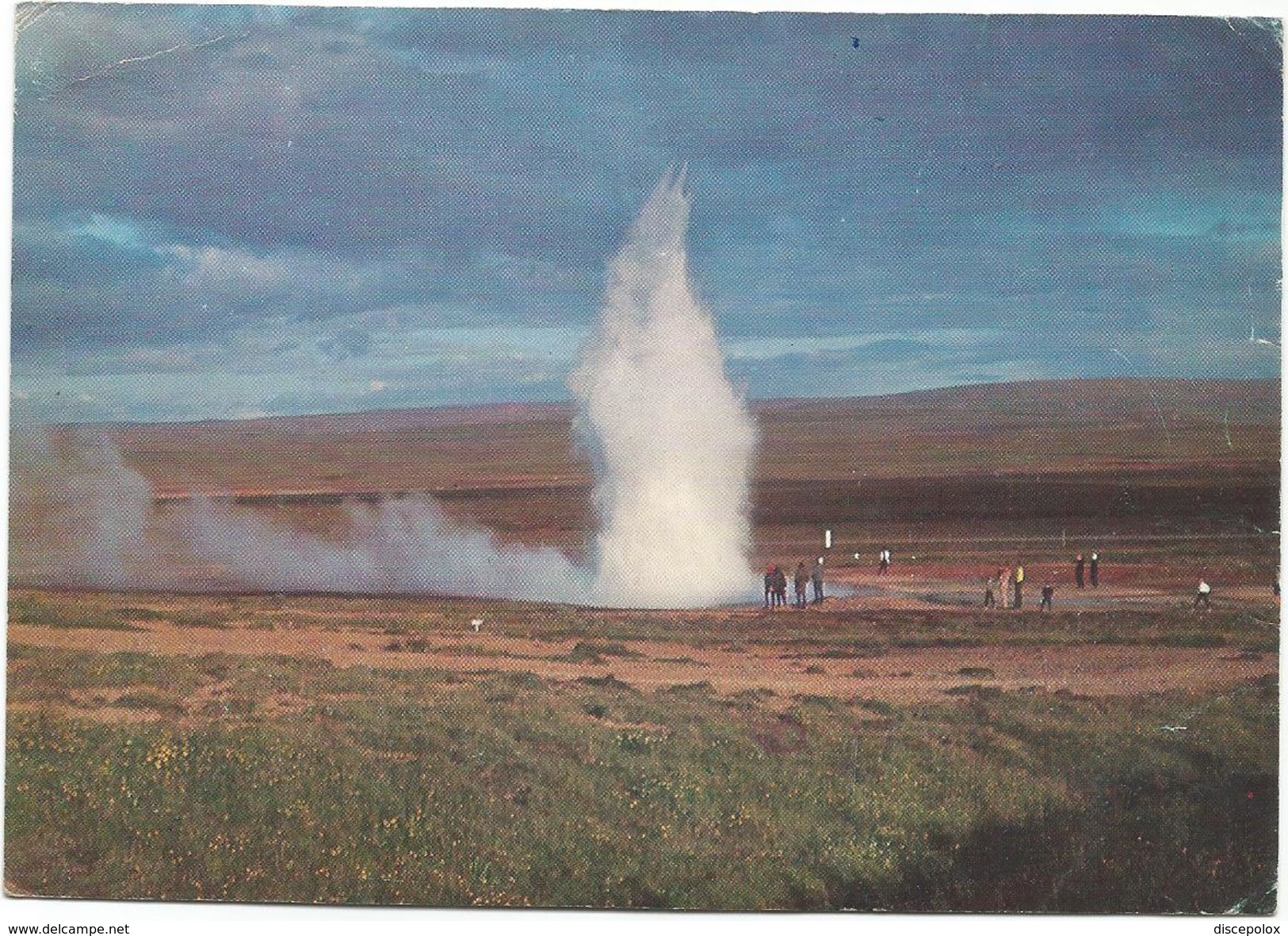 T2827 Iceland - A Hverasvaedinu Bar Sem Geysir Eru Margir Goshverir - Strokkur Geyser / Non Viaggiata - Islanda