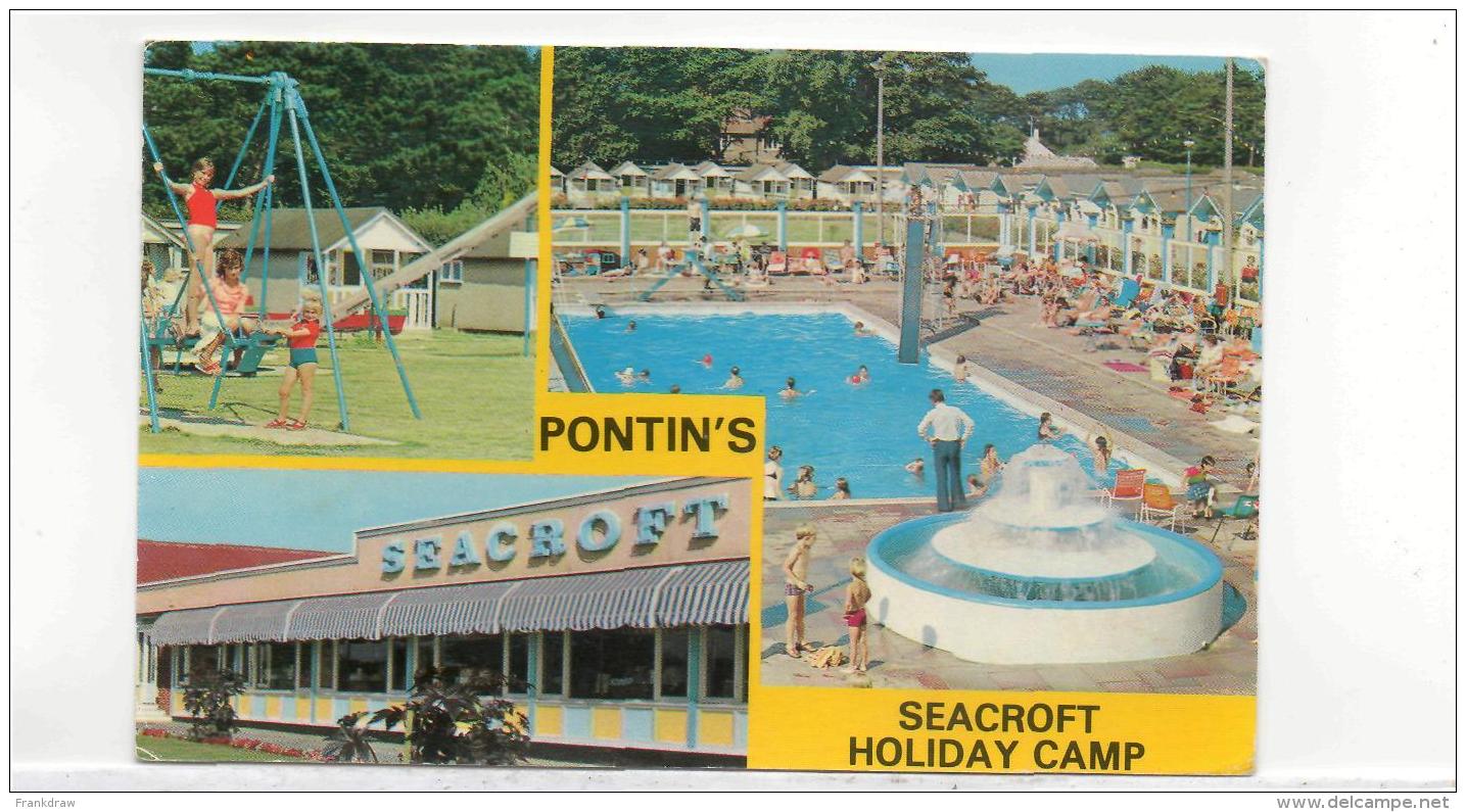 Postcard - Pontin's Seacroft Camp Hemsby - Posted 27th  Sept 1976 Very Good - Non Classificati