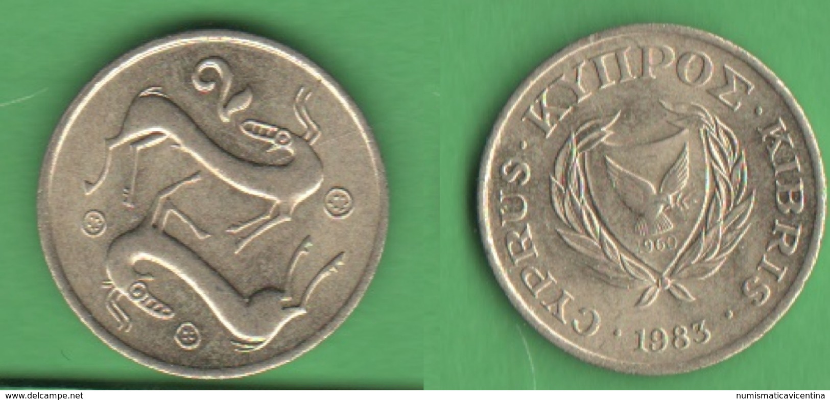 Cipro Cyprus 2 Cent 1983 - Cyprus