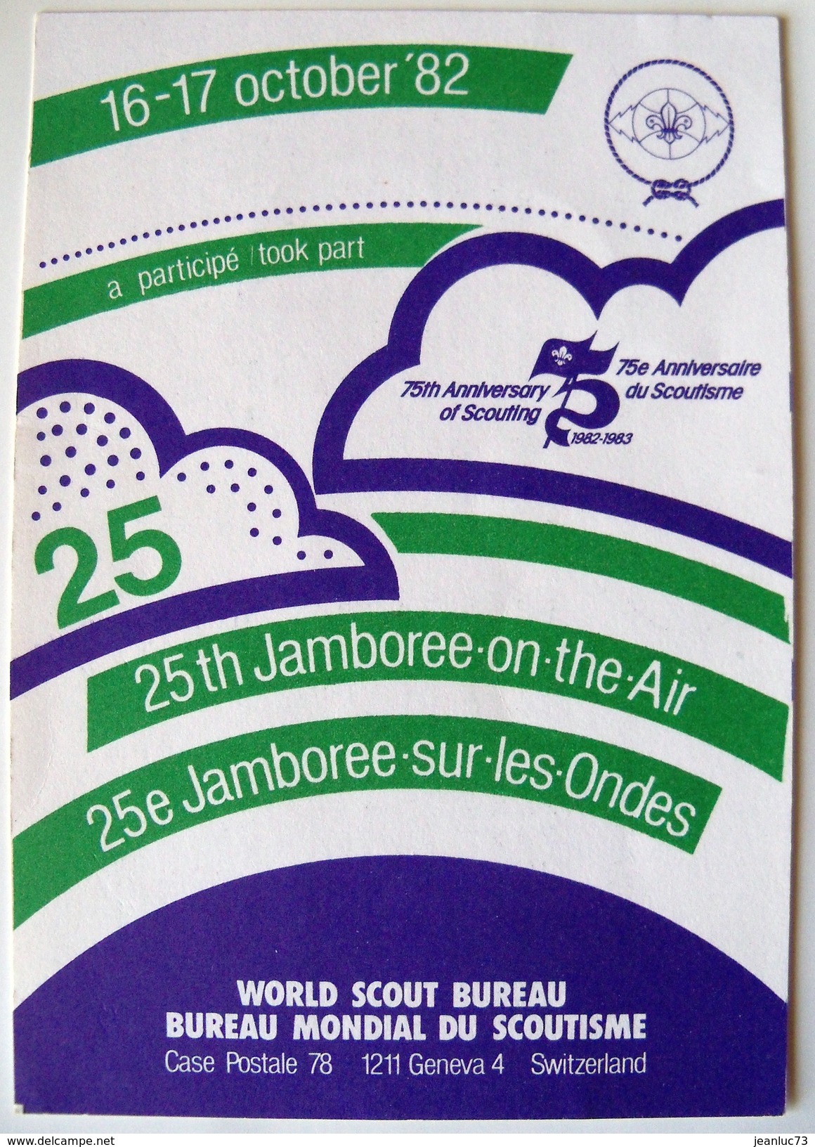 SCOUTISME -   LOT DE 14 CARTES JAMBOREE SUR LES ONDES (JOTA) - Editions Du Bureau Mondial - Scoutisme