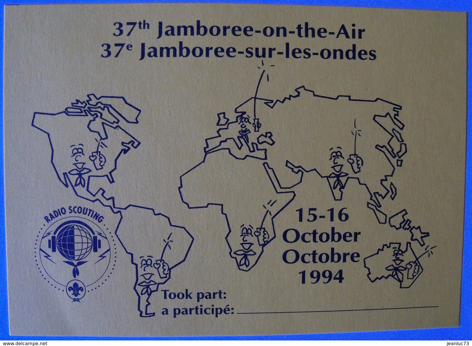 SCOUTISME -   LOT DE 14 CARTES JAMBOREE SUR LES ONDES (JOTA) - Editions Du Bureau Mondial - Scoutisme