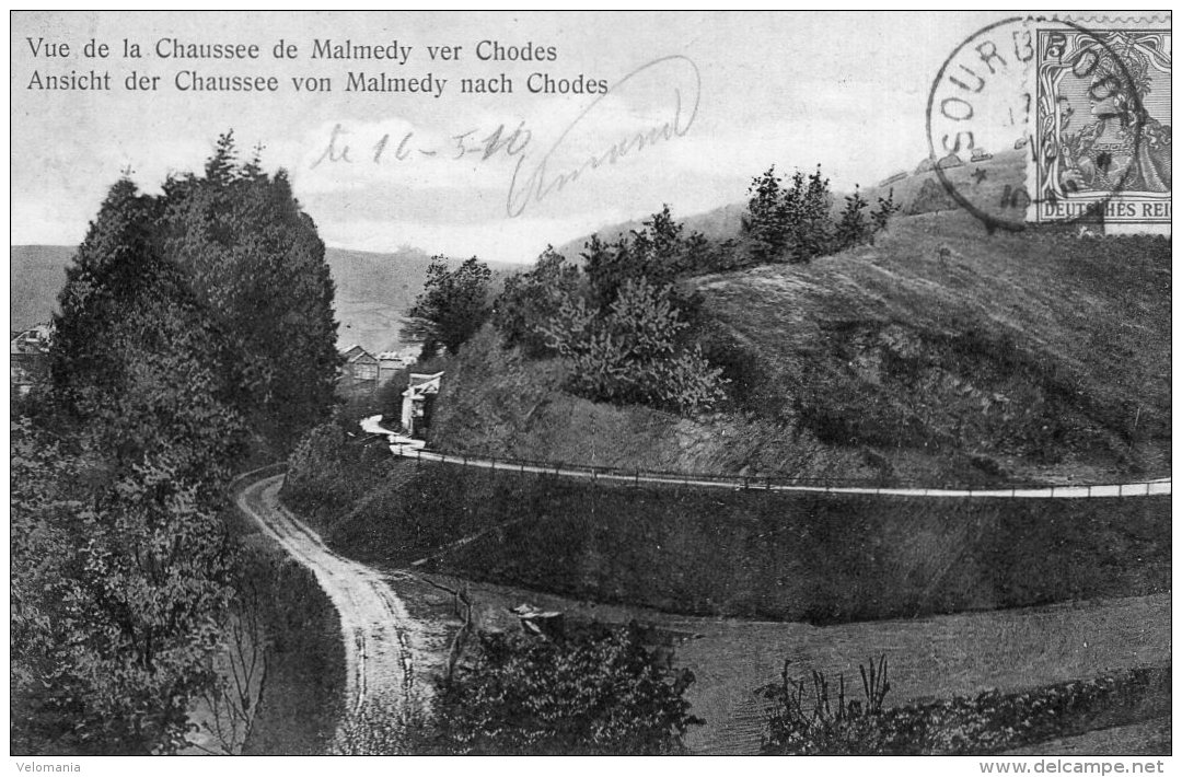 V6525 Cpa Belgique - Vue De La Chaussée De Malmedy Ver Chodes - Malmedy