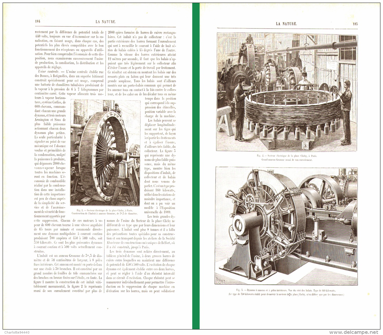 LE SECTEUR ELECTRIQUE DE LA PLACE DE CLICHY  1891 - Other & Unclassified