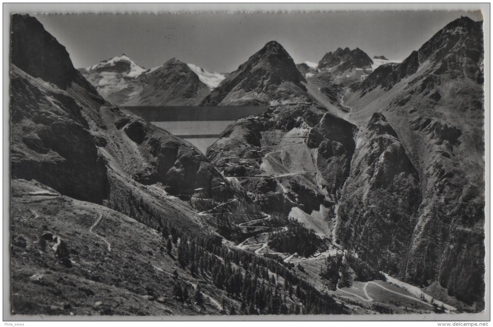 La Route D'acces Au Barrage De La Grande Dixence - La Salle Du Pleureur Et Le Vallon De Praz-Fleuri - Autres & Non Classés