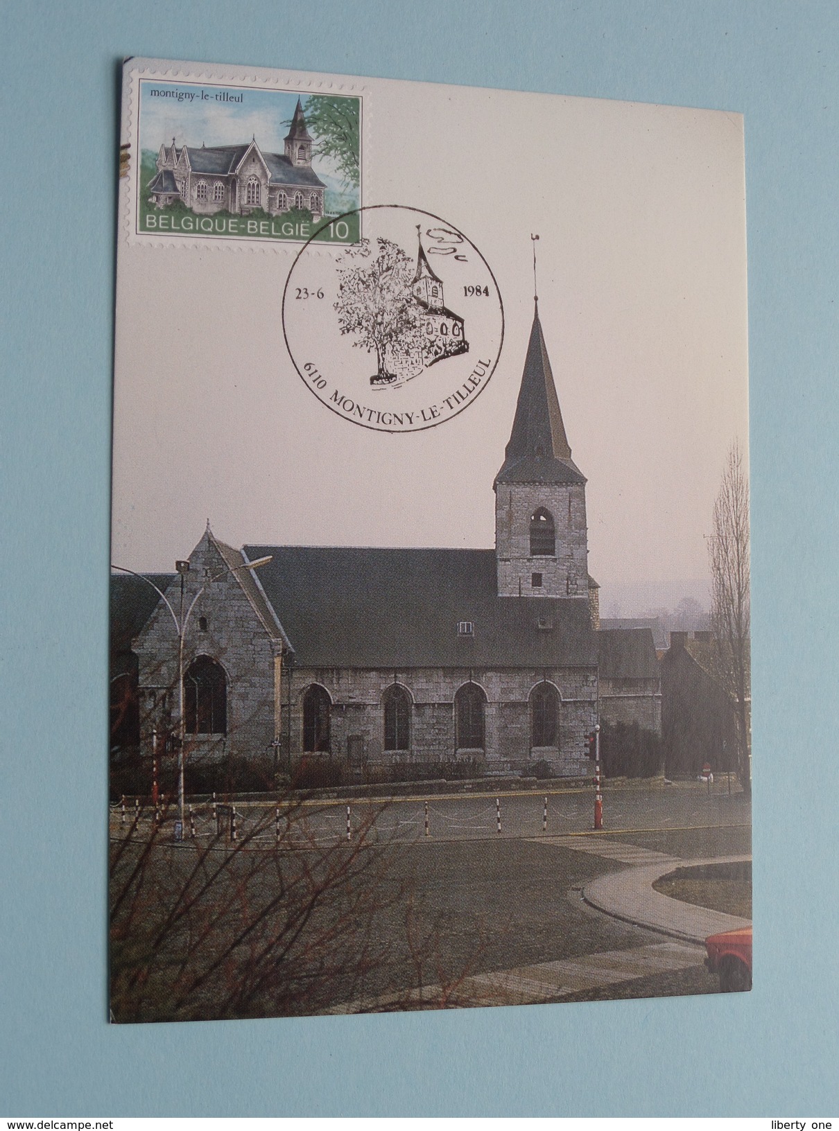 MONTIGNY-LE-TILLEUL Eglse Saint-Martin / 23-6-1984 Montigny-le-Tilleul ( Details, Zie Foto's Met Vergrotingen ) ! - 1981-1990