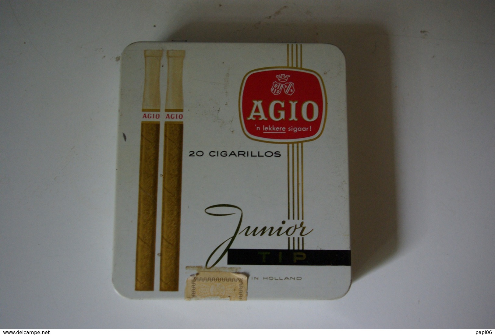 Boite Métal AGIO Cigarillos - Empty Tobacco Boxes