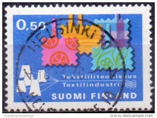 Finland 1970 Textielindustrie GB-USED - Gebraucht